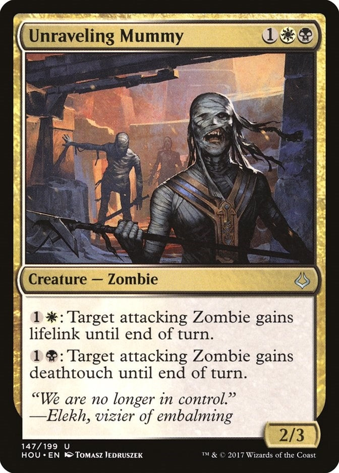 Image for Unraveling Mummy (147) [Hour of Devastation] - Magic: The Gathering