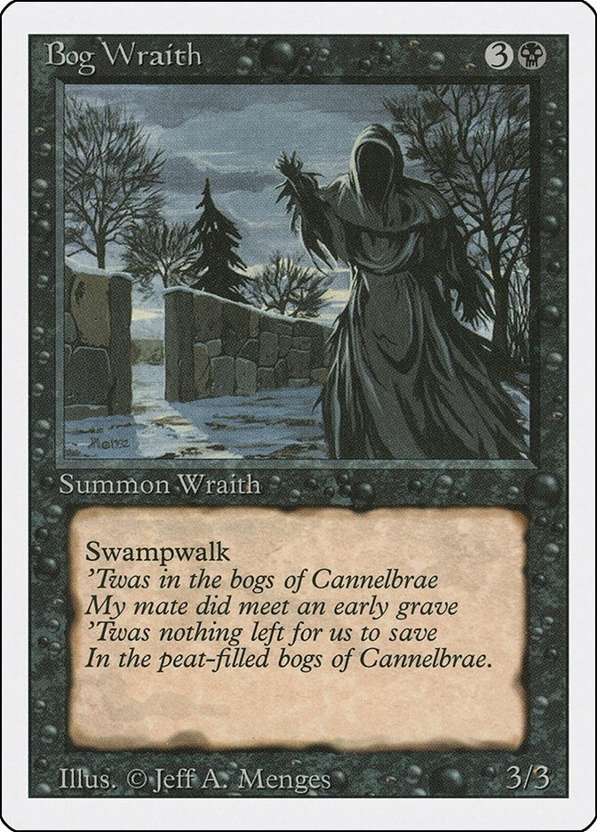 Image for Bog Wraith [Revised Edition] - Magic: The Gathering