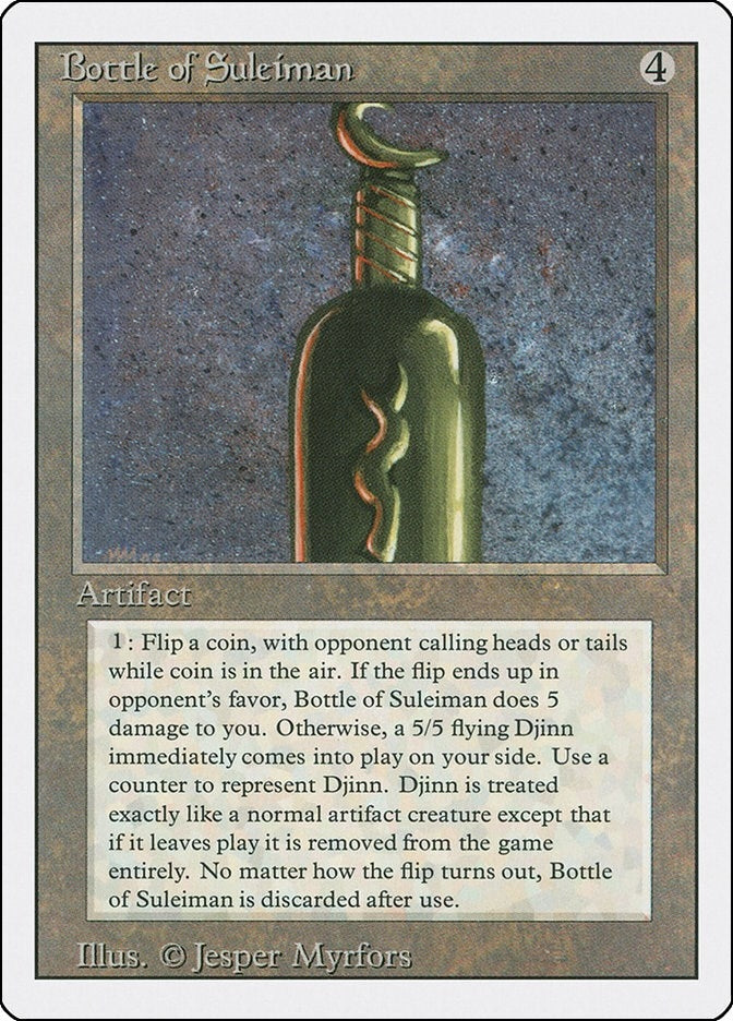 Image for Bottle of Suleiman [Revised Edition] - Magic: The Gathering