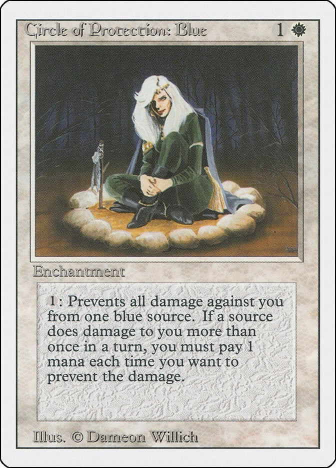 Image for Circle of Protection: Blue [Revised Edition] - Magic: The Gathering