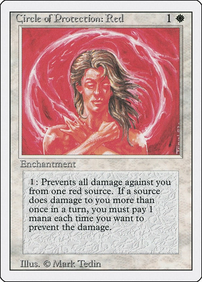 Image for Circle of Protection: Red [Revised Edition] - Magic: The Gathering