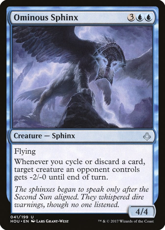 Image for Ominous Sphinx (41) [Hour of Devastation] - Magic: The Gathering