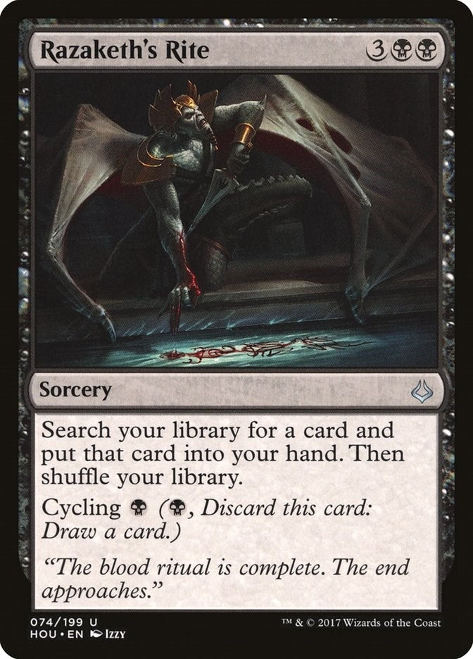 Image for Razaketh's Rite (74) [Hour of Devastation] - Magic: The Gathering