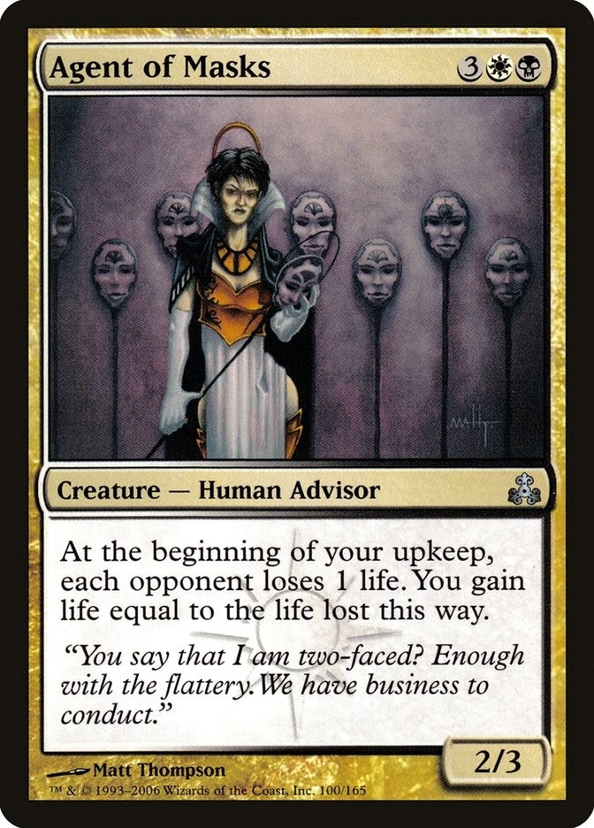 Image for Agent of Masks (100) [Guildpact] - Magic: The Gathering