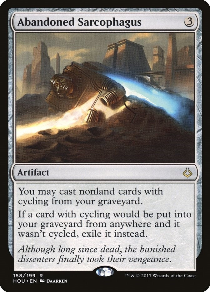 Image for Abandoned Sarcophagus (158) [Hour of Devastation] - Magic: The Gathering
