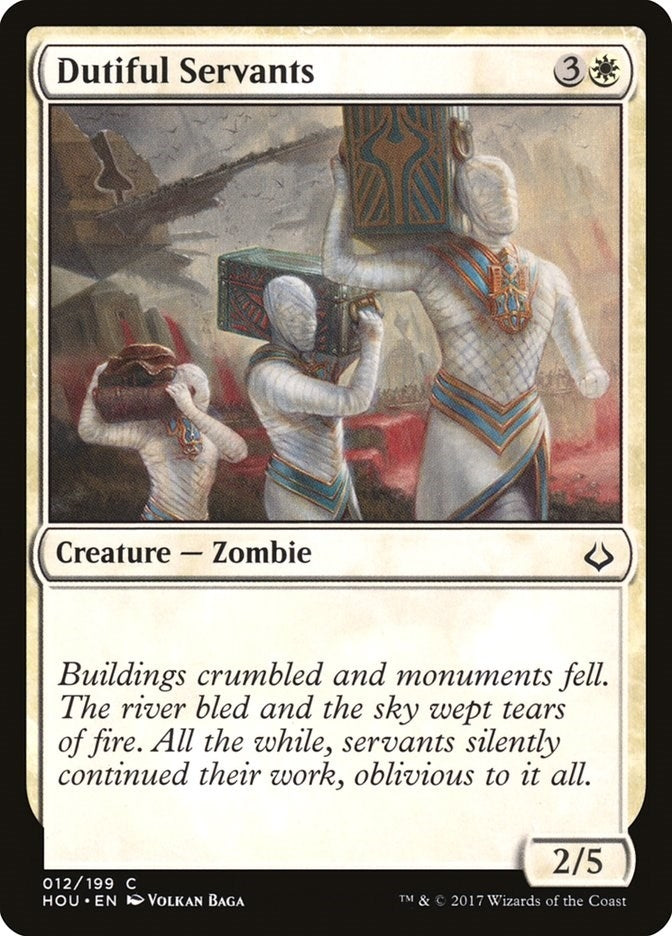 Image for Dutiful Servants (12) [Hour of Devastation] - Magic: The Gathering