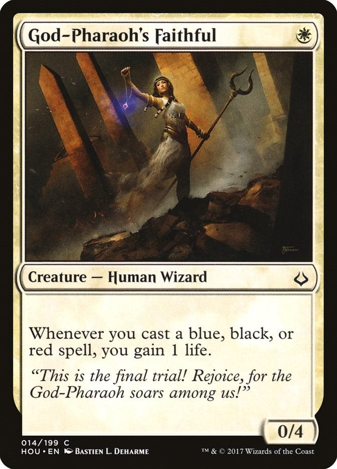 Image for God-Pharaoh's Faithful (14) [Hour of Devastation] - Magic: The Gathering