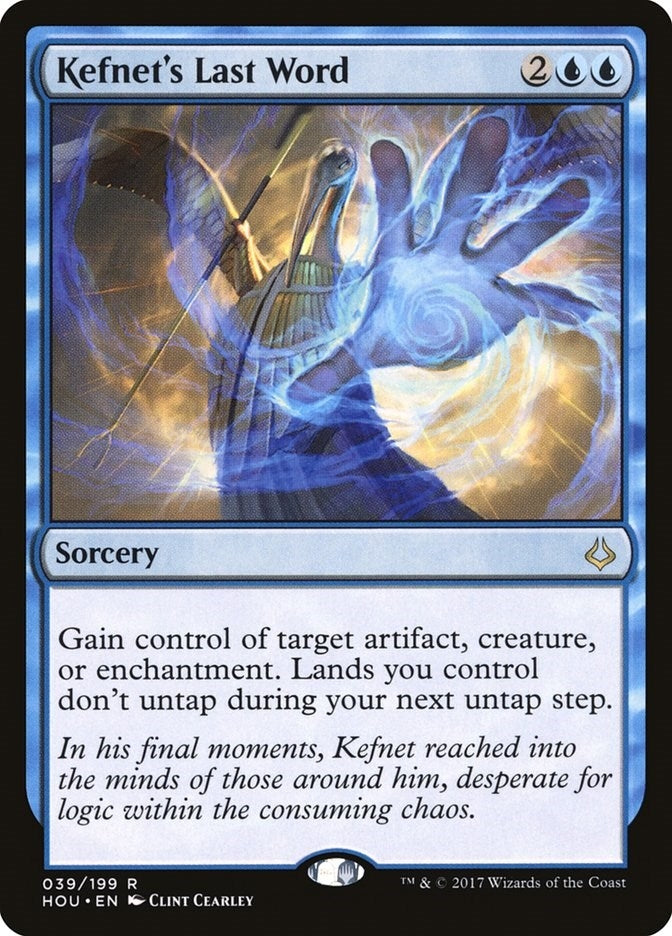 Image for Kefnet's Last Word (39) [Hour of Devastation] - Magic: The Gathering
