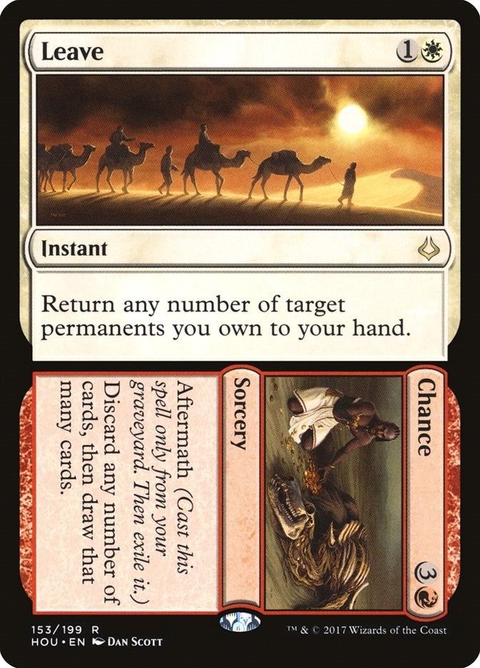 Image for Leave // Chance (153) [Hour of Devastation] - Magic: The Gathering