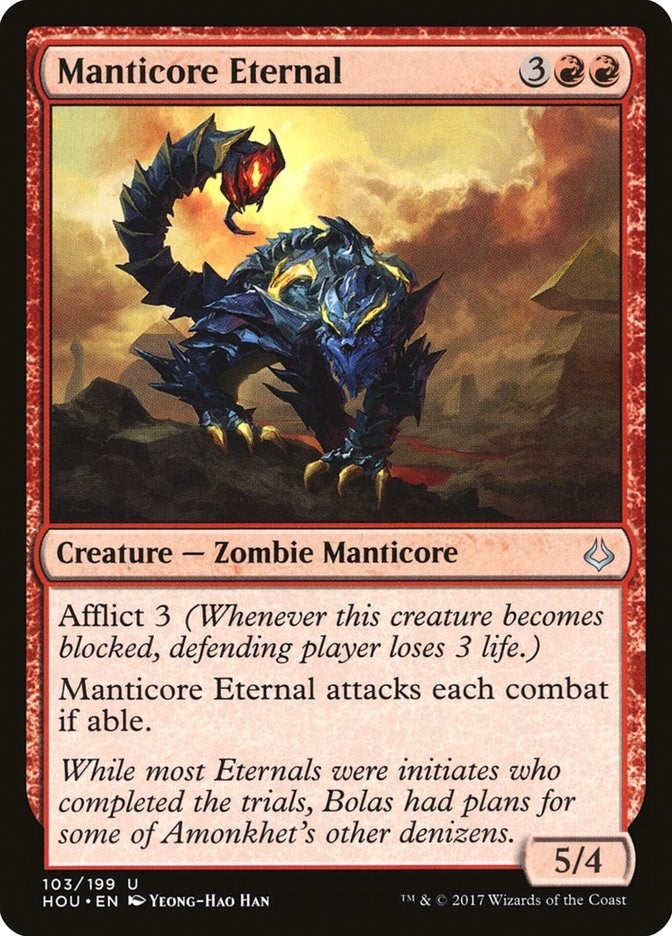 Image for Manticore Eternal (103) [Hour of Devastation] - Magic: The Gathering