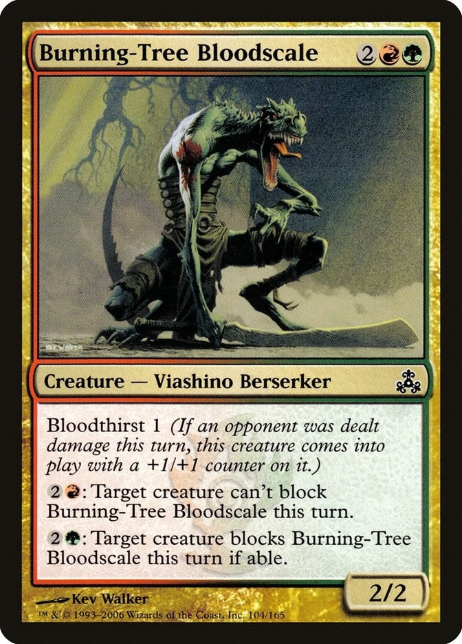 Image for Burning-Tree Bloodscale (104) [Guildpact] - Magic: The Gathering