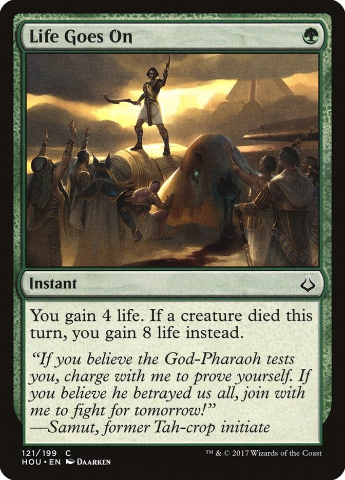 Image for Life Goes On (121) [Hour of Devastation] - Magic: The Gathering