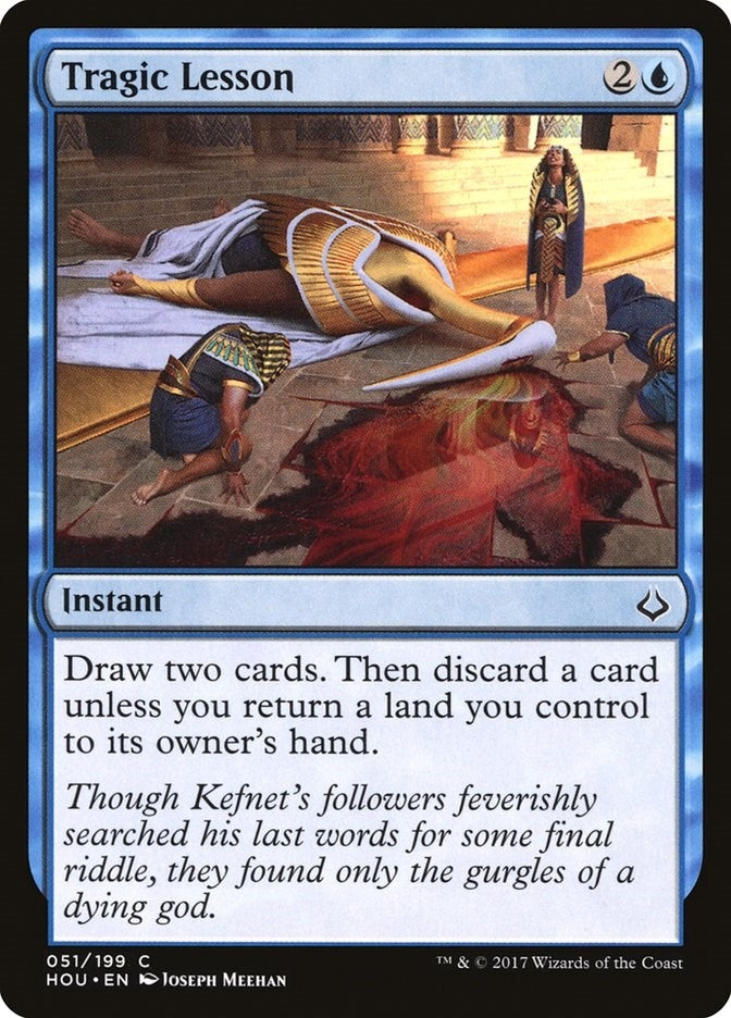 Image for Tragic Lesson (51) [Hour of Devastation] - Magic: The Gathering