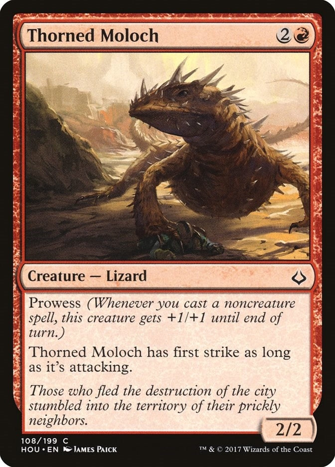 Image for Thorned Moloch (108) [Hour of Devastation] - Magic: The Gathering