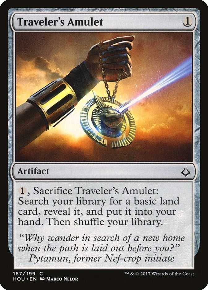Image for Traveler's Amulet (167) [Hour of Devastation] - Magic: The Gathering