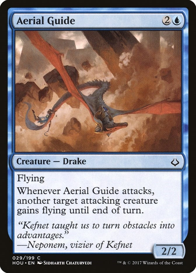 Image for Aerial Guide (29) [Hour of Devastation] - Magic: The Gathering