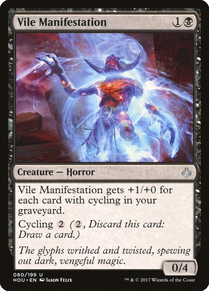 Image for Vile Manifestation (80) [Hour of Devastation] - Magic: The Gathering