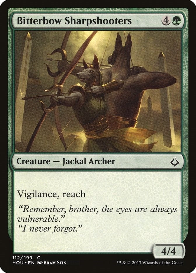 Image for Bitterbow Sharpshooters (112) [Hour of Devastation] - Magic: The Gathering
