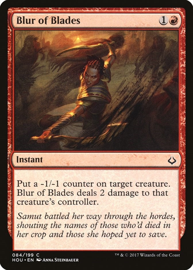 Image for Blur of Blades (84) [Hour of Devastation] - Magic: The Gathering