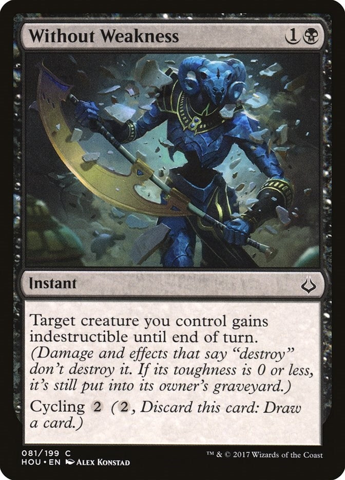 Image for Without Weakness (81) [Hour of Devastation] - Magic: The Gathering