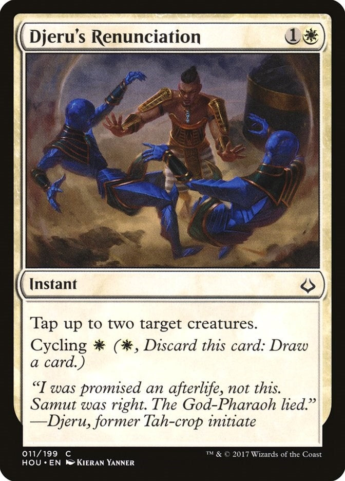 Image for Djeru's Renunciation (11) [Hour of Devastation] - Magic: The Gathering