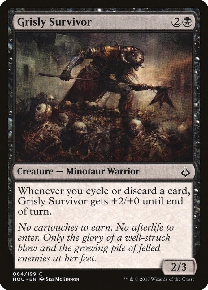 Image for Grisly Survivor (64) [Hour of Devastation] - Magic: The Gathering