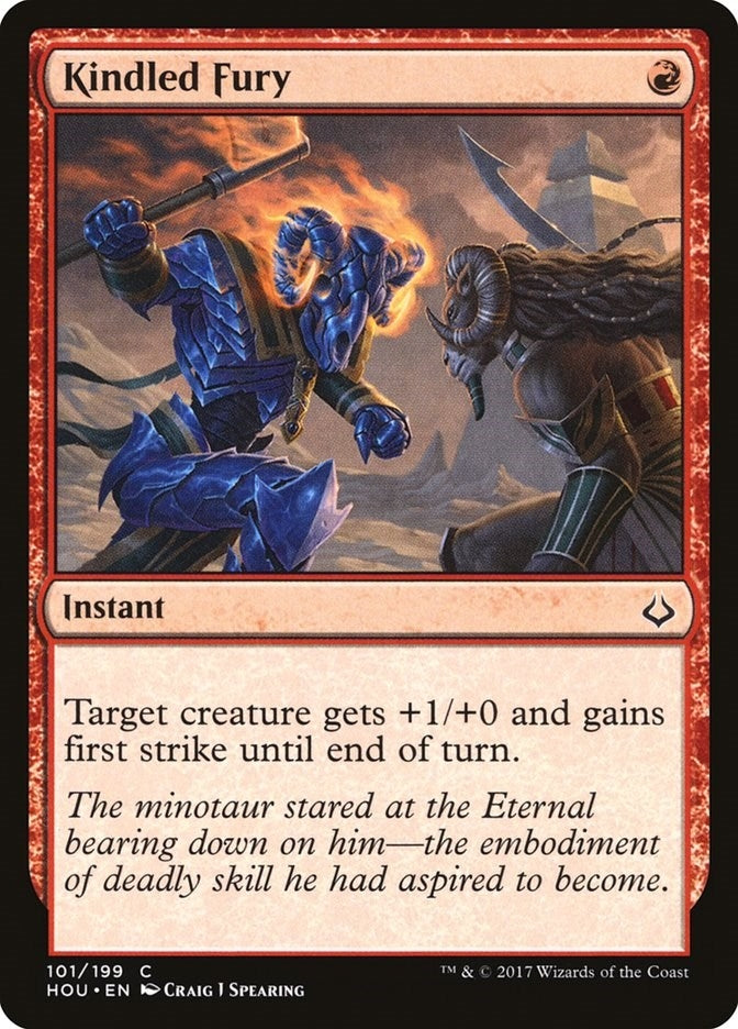 Image for Kindled Fury (101) [Hour of Devastation] - Magic: The Gathering