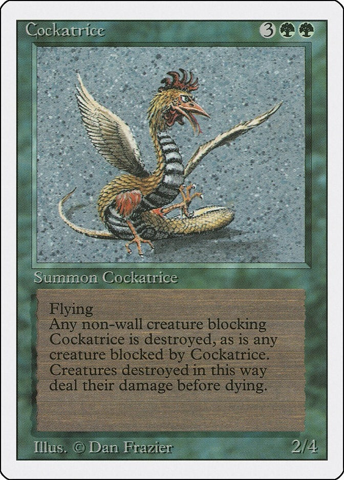 Image for Cockatrice [Revised Edition] - Magic: The Gathering