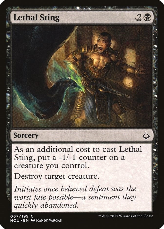 Image for Lethal Sting (67) [Hour of Devastation] - Magic: The Gathering