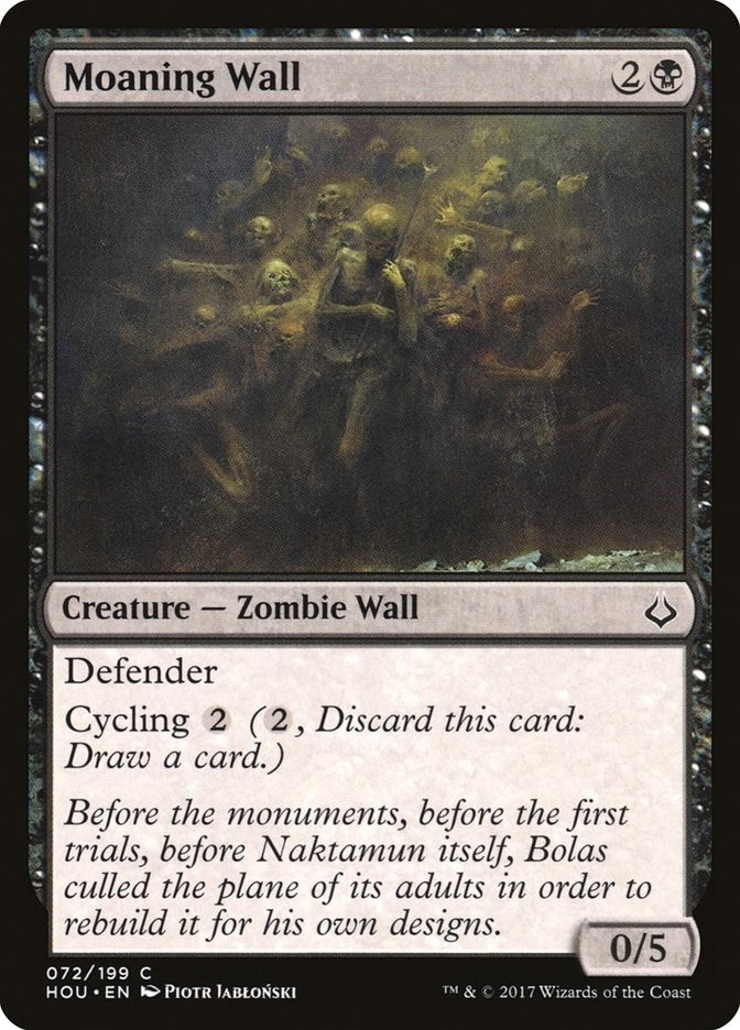 Image for Moaning Wall (72) [Hour of Devastation] - Magic: The Gathering