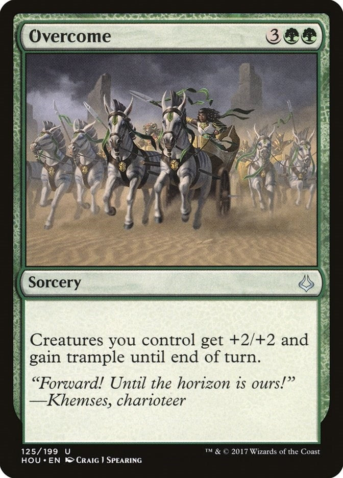 Image for Overcome (125) [Hour of Devastation] - Magic: The Gathering