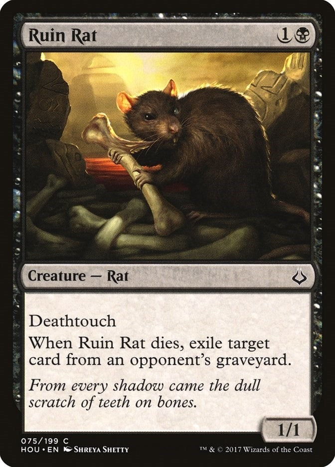 Image for Ruin Rat (75) [Hour of Devastation] - Magic: The Gathering