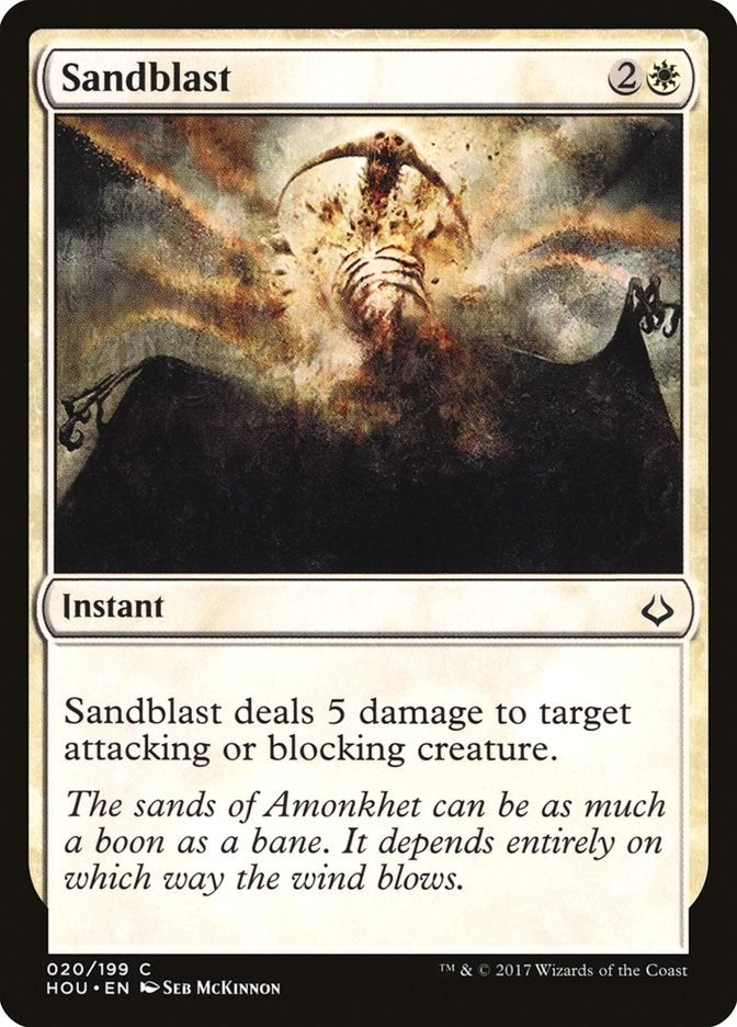 Image for Sandblast (20) [Hour of Devastation] - Magic: The Gathering