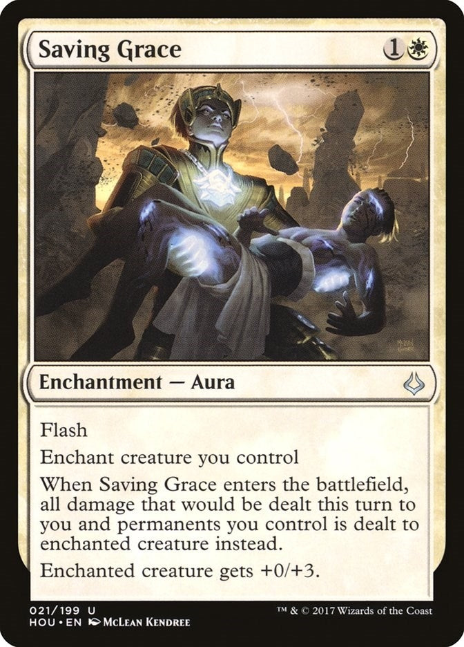 Image for Saving Grace (21) [Hour of Devastation] - Magic: The Gathering