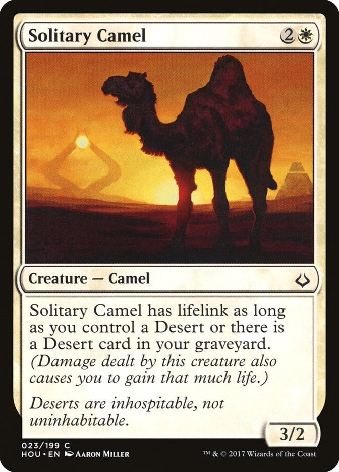Image for Solitary Camel (23) [Hour of Devastation] - Magic: The Gathering