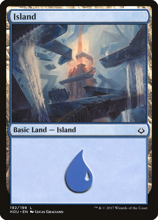 Image for Island (192) (192) [Hour of Devastation] - Magic: The Gathering
