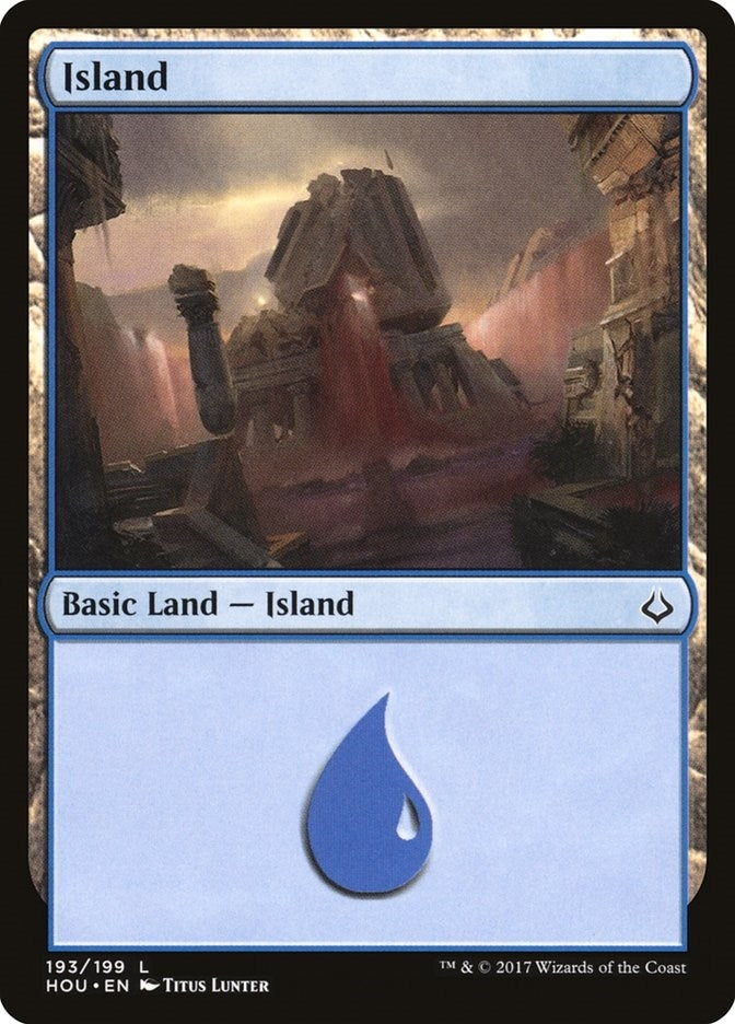 Image for Island (193) (193) [Hour of Devastation] - Magic: The Gathering