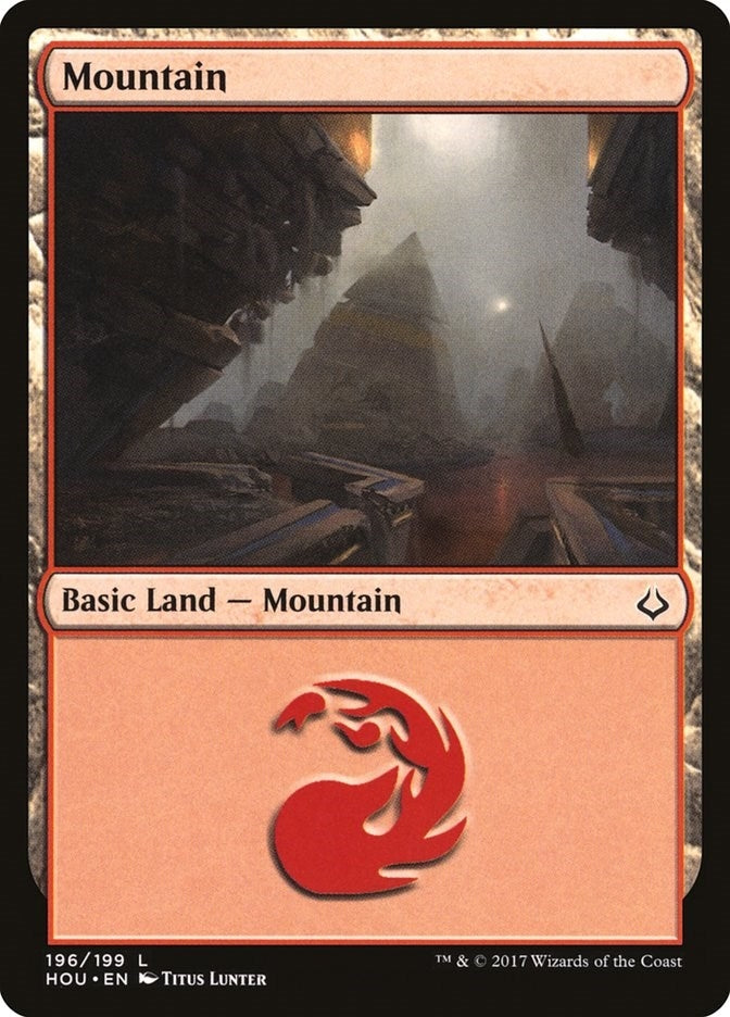Image for Mountain (196) (196) [Hour of Devastation] - Magic: The Gathering