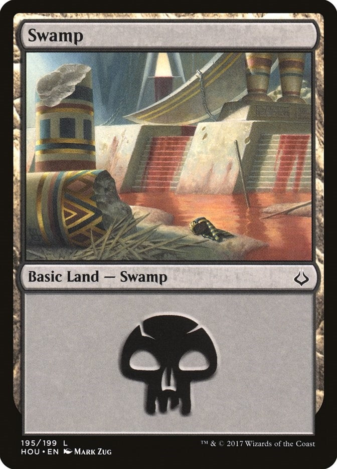 Image for Swamp (195) (195) [Hour of Devastation] - Magic: The Gathering