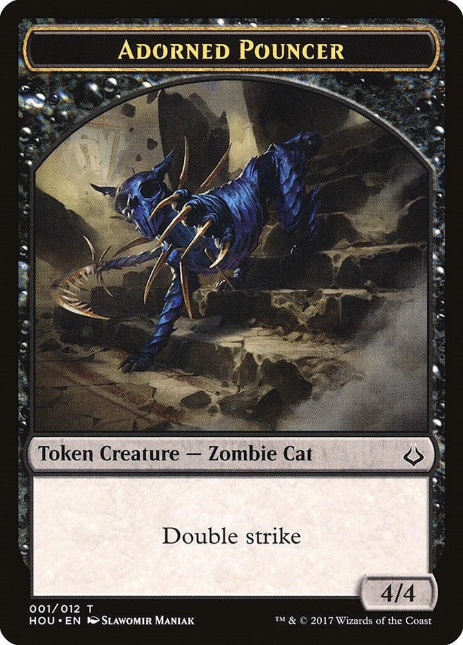 Image for Adorned Pouncer Token (1) [Hour of Devastation] - Magic: The Gathering