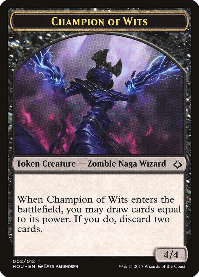 Image for Champion of Wits Token (2) [Hour of Devastation] - Magic: The Gathering