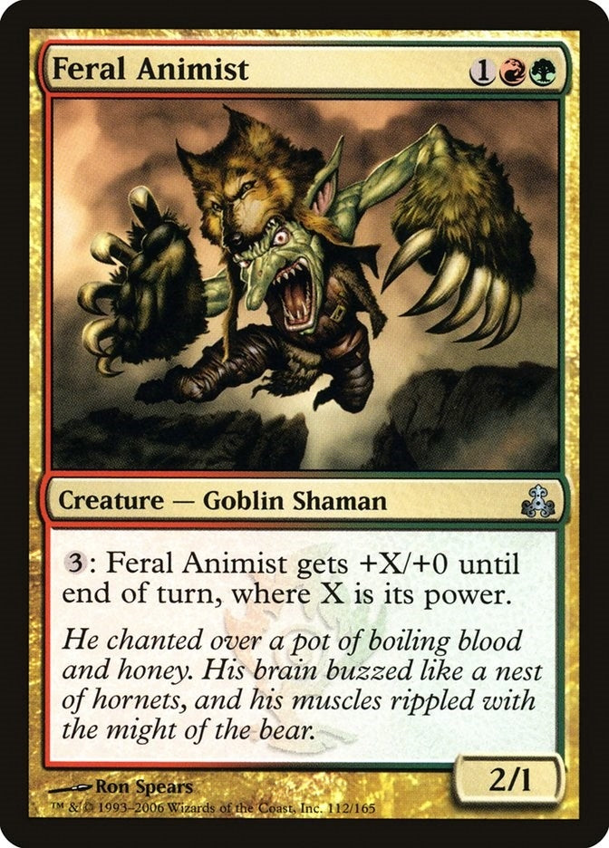 Image for Feral Animist (112) [Guildpact] - Magic: The Gathering