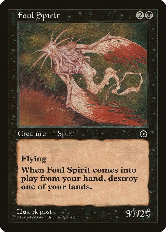 Image for Foul Spirit [Portal Second Age] - Magic: The Gathering