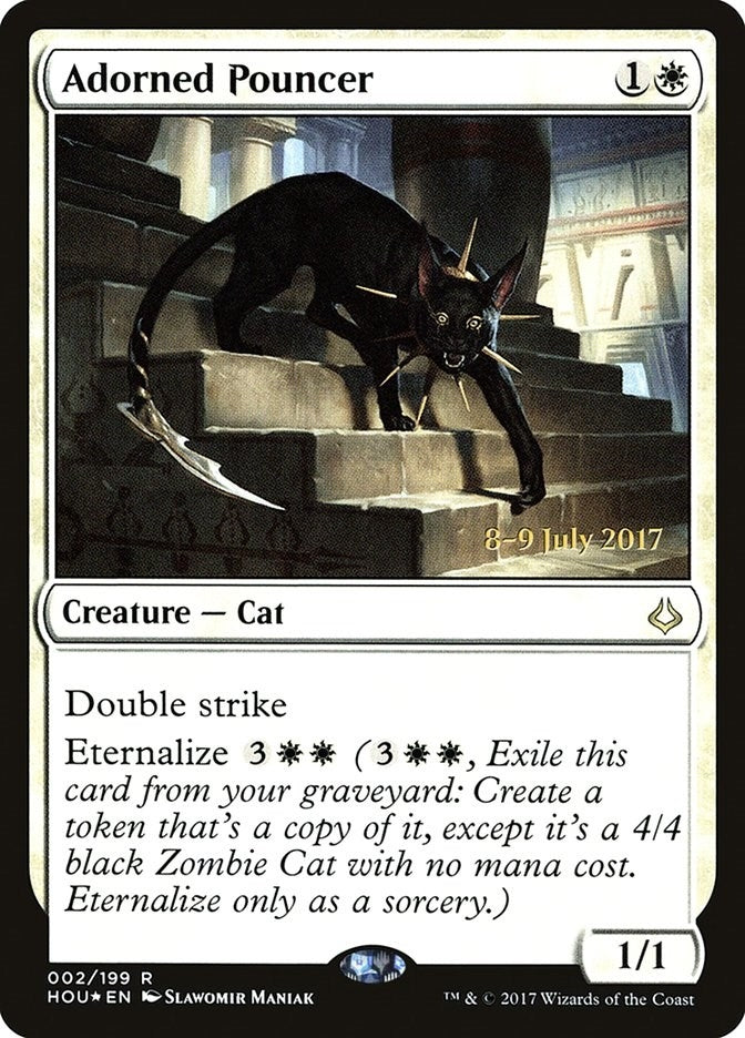 Image for Adorned Pouncer (2) [Prerelease Cards] - Magic: The Gathering