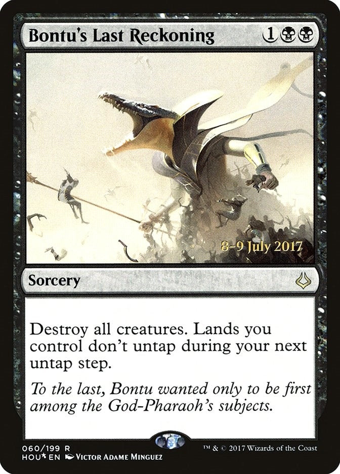 Image for Bontu's Last Reckoning (60) [Prerelease Cards] - Magic: The Gathering