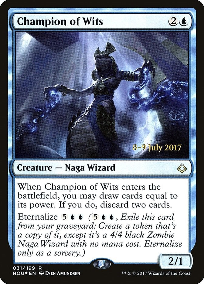Image for Champion of Wits (31) [Prerelease Cards] - Magic: The Gathering