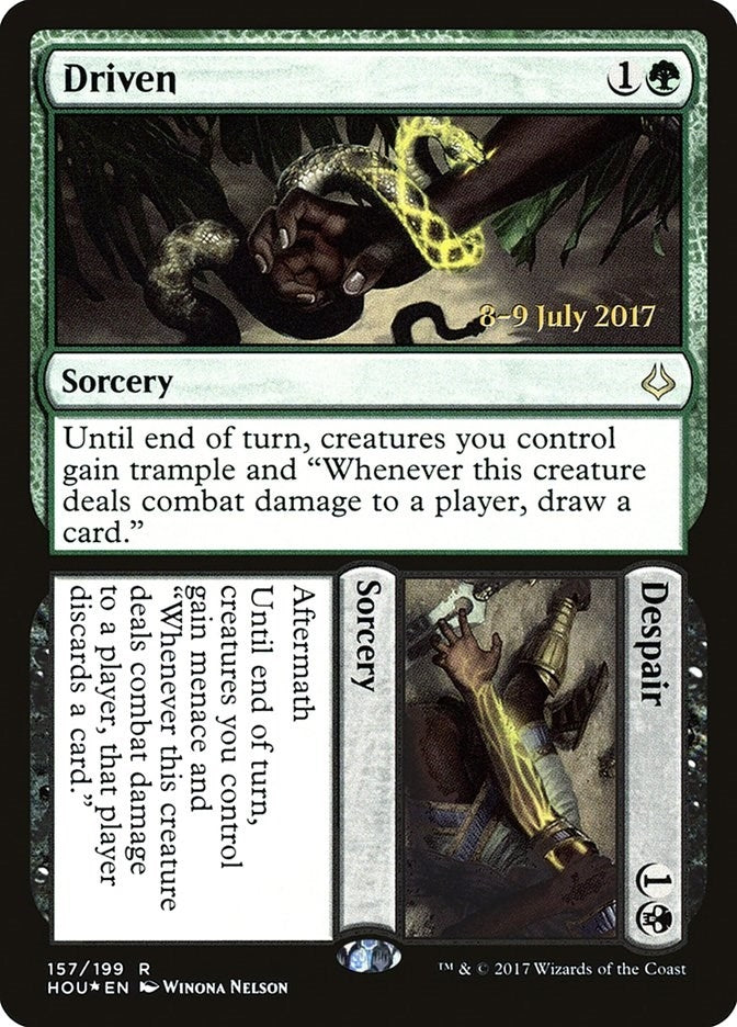 Image for Driven // Despair (157) [Prerelease Cards] - Magic: The Gathering
