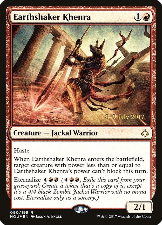 Image for Earthshaker Khenra (90) [Prerelease Cards] - Magic: The Gathering