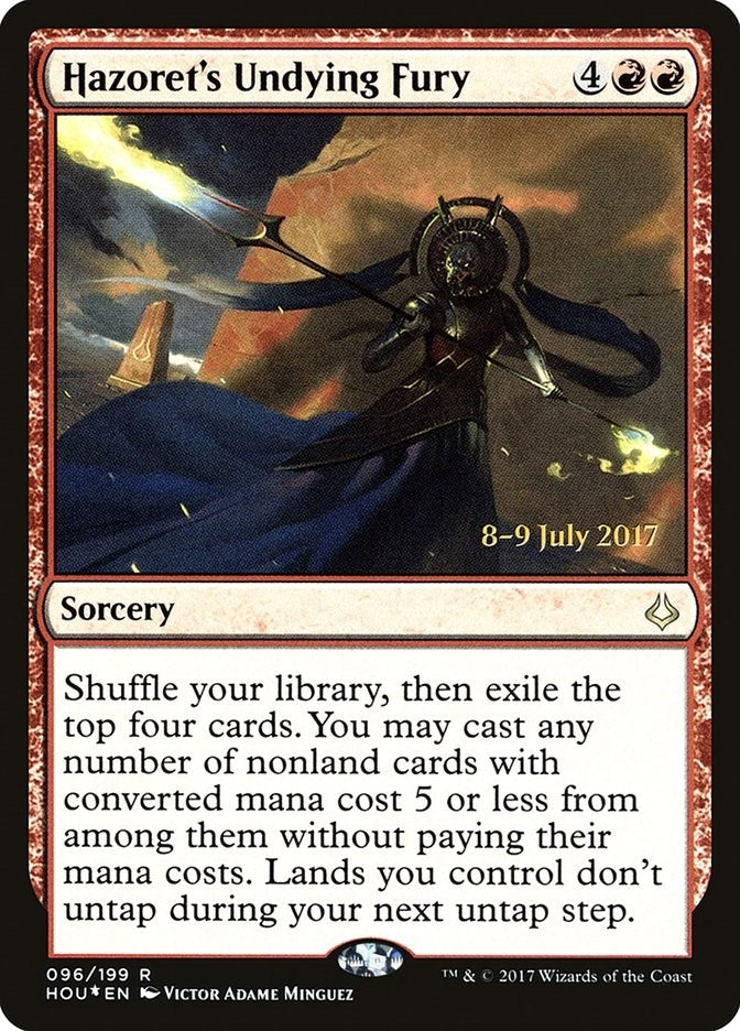 Image for Hazoret's Undying Fury (96) [Prerelease Cards] - Magic: The Gathering