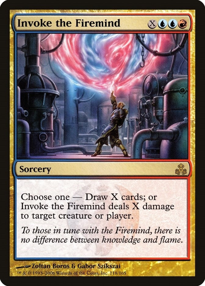 Image for Invoke the Firemind (118) [Guildpact] - Magic: The Gathering